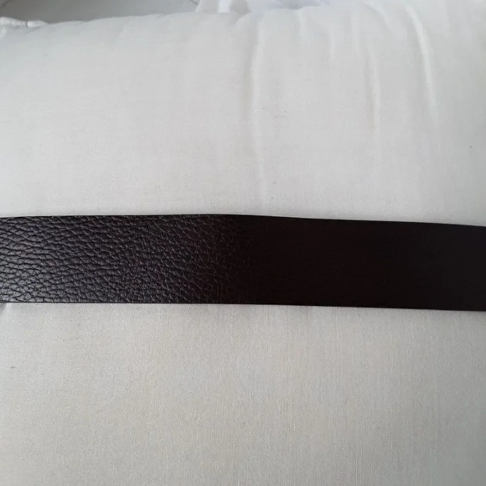 Mens Brown Leather Belt size M